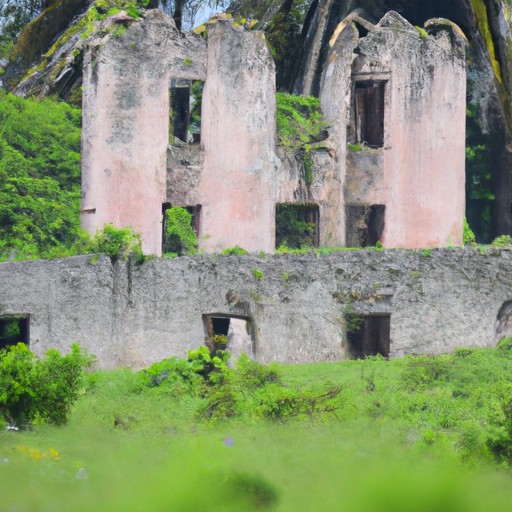 שרידי ארמון Mtoni, פעם בית מגורים מפואר